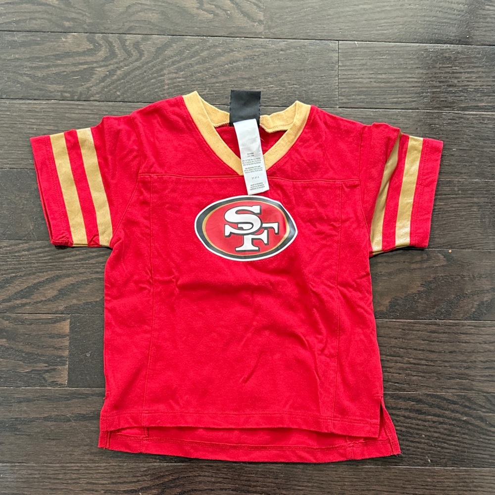 NFL Kids Red and Gold Jersey
